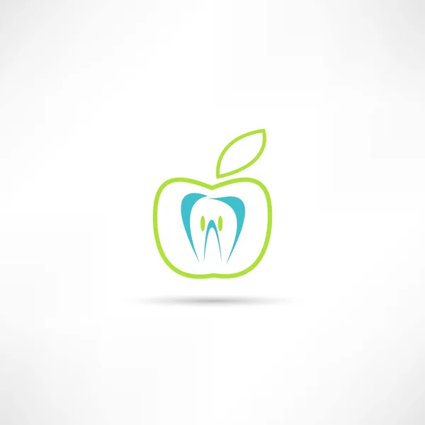 Icono de dientes — Vector de stock