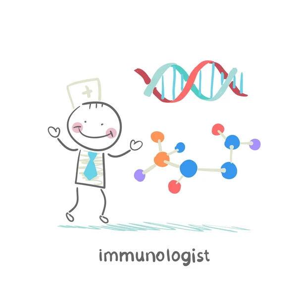 Immunologist — Stok Vektör