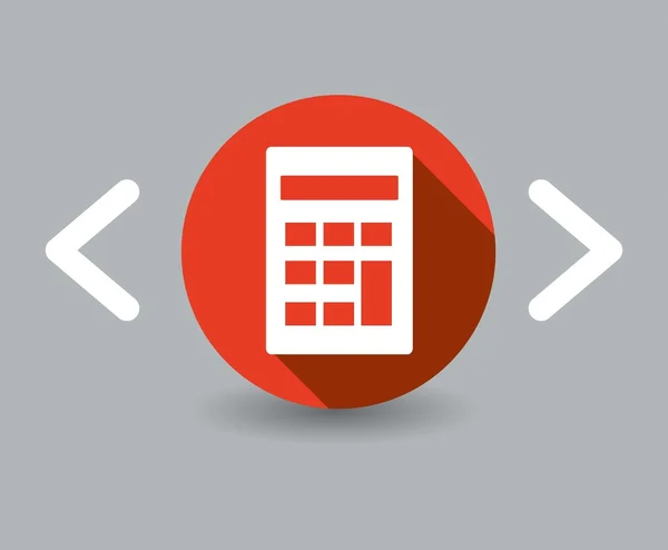 Calculatorpictogram — Stockfoto