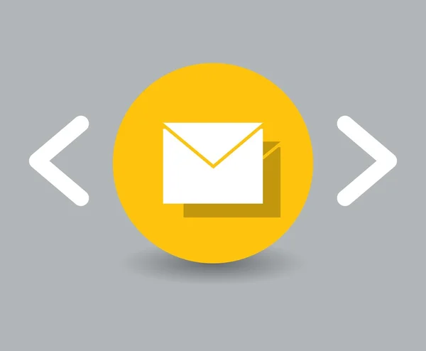 Letter icon — Stock Photo, Image