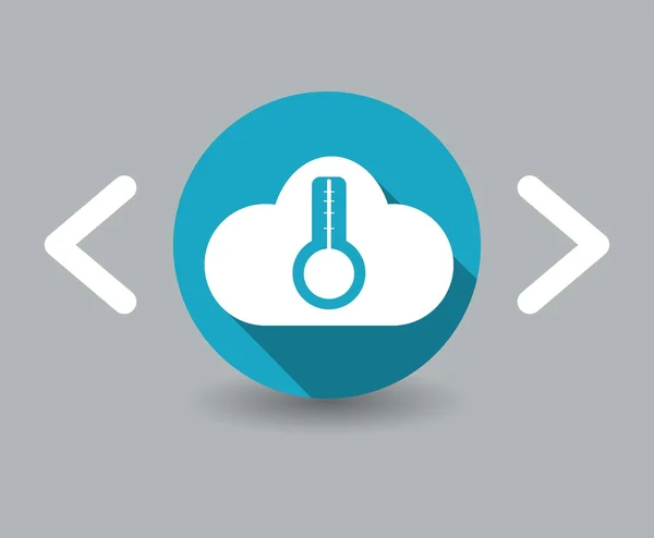 Temperature icon — Stock Photo, Image