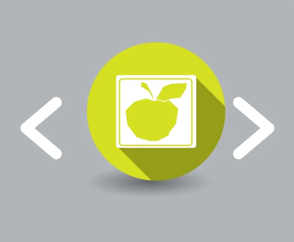 Apple icon — Stock Photo, Image