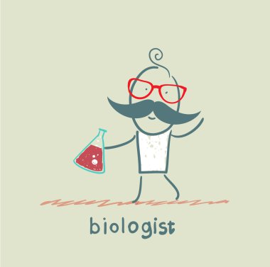 tüp bebek tutan biyolog