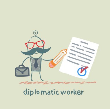 Diplomatik alt belgede yazıyor