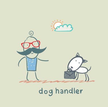 köpek dişi köpek-e doğru getirmek bir çanta öğretir