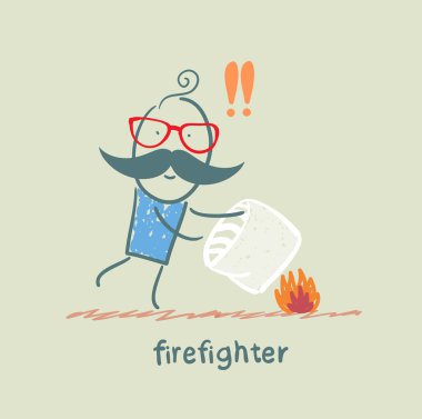 itfaiye yangın yastık söndürür