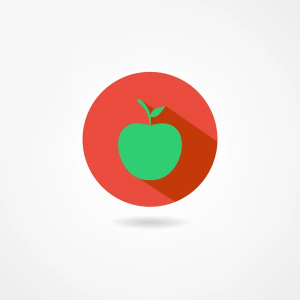 Apple icon — Stock Vector