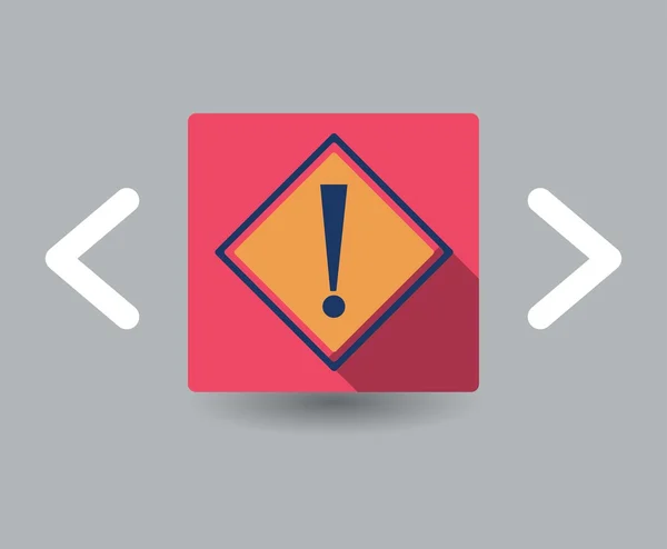 Attention icon — Stock Vector