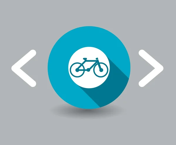 Iconos de bicicleta — Vector de stock