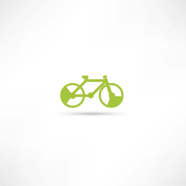 Icone della bici — Vettoriale Stock