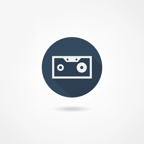 Cassette icon — Stock Vector