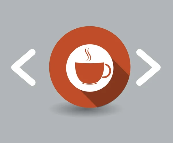 Iconos de café — Vector de stock