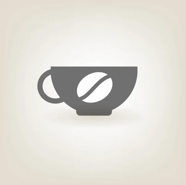 Tasse de café avec café — Image vectorielle