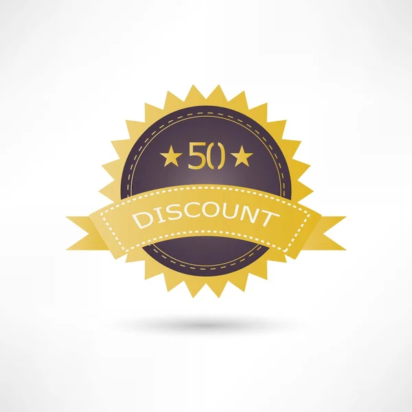 Discount icon — Stock Vector