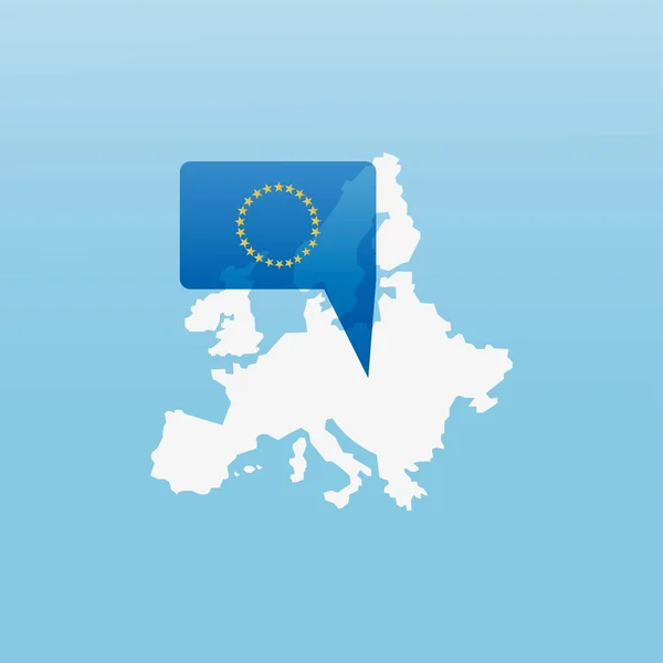Icona dell'Europa — Vettoriale Stock
