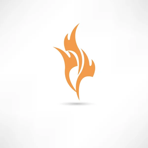 Yangın simgesi — Stok Vektör
