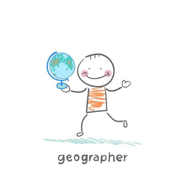 Geographer — Stock Vector © dikaya #41441841