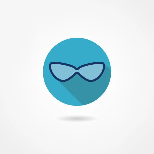 Icono de gafas — Vector de stock