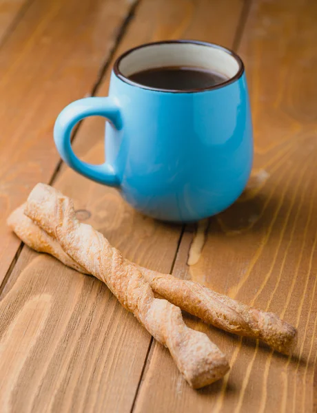 Tee und Kekse — Stockfoto