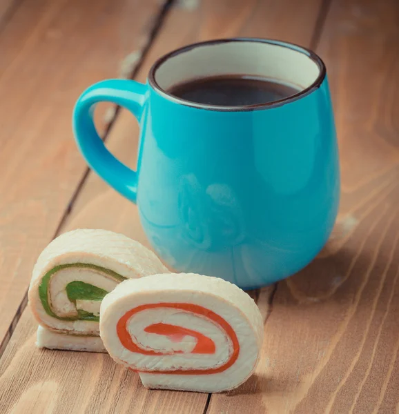 Tee und Kekse — Stockfoto