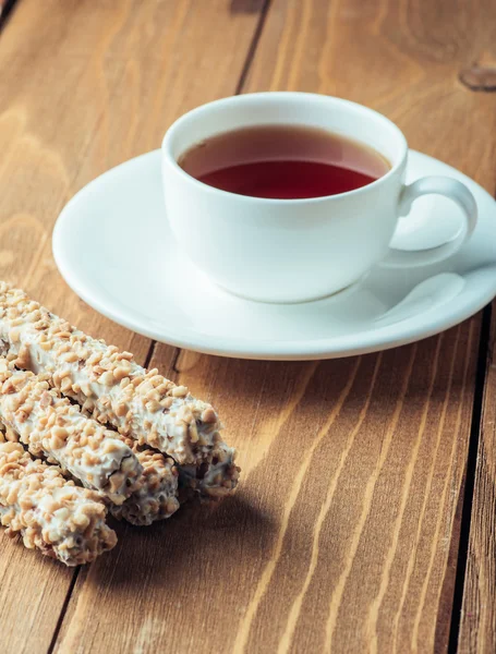 Tea and biscuits — Stock Photo, Image