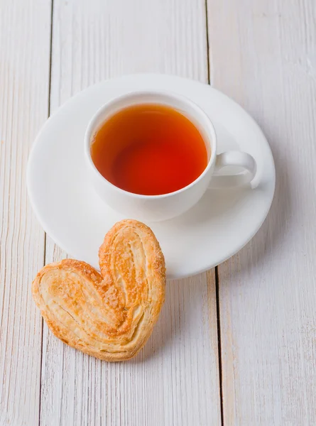 Chá e Biscoitos — Fotografia de Stock