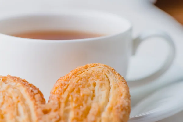 Tea and biscuits — Stock Photo, Image