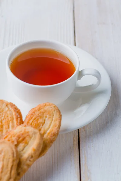 Tea and biscuits — Stock Photo, Image