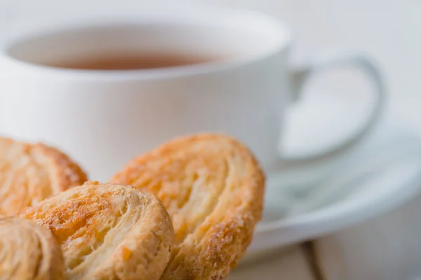 Tea and biscuits — Stock Photo, Image