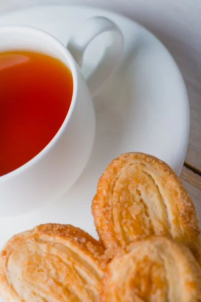 Té y galletas — Foto de Stock