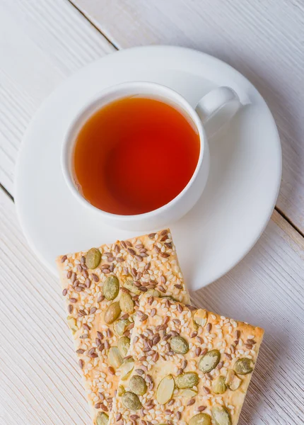 Chá e Biscoitos — Fotografia de Stock