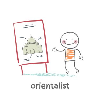 Oryantalist insanlar hakkında Doğu söyler.