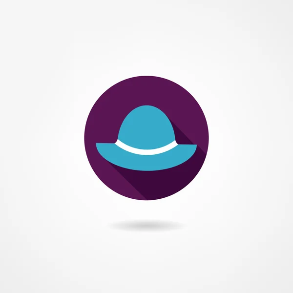 Icono del sombrero — Vector de stock