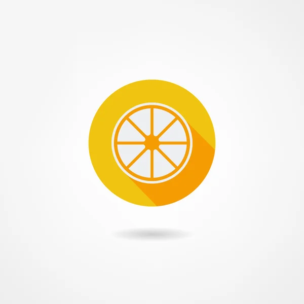 Icône citron — Image vectorielle