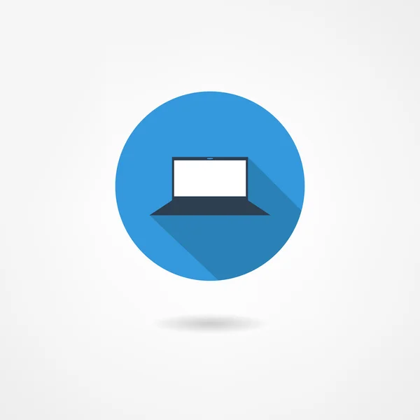 Laptop pictogram — Stockvector