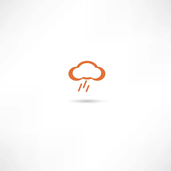 Regn ikoner — Stock vektor