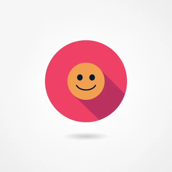 Smile icon — Stock Vector