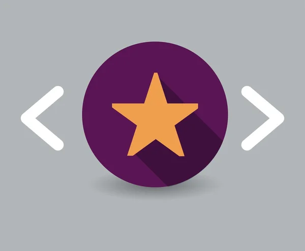 Icono de estrella — Vector de stock