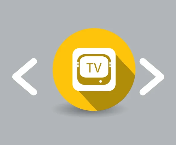 Icono de TV — Vector de stock