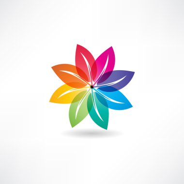 Eko yaprağı soyutlama simgesi