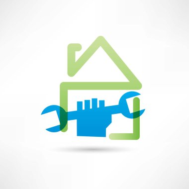 Ev Sıhhi tesisat simgesi