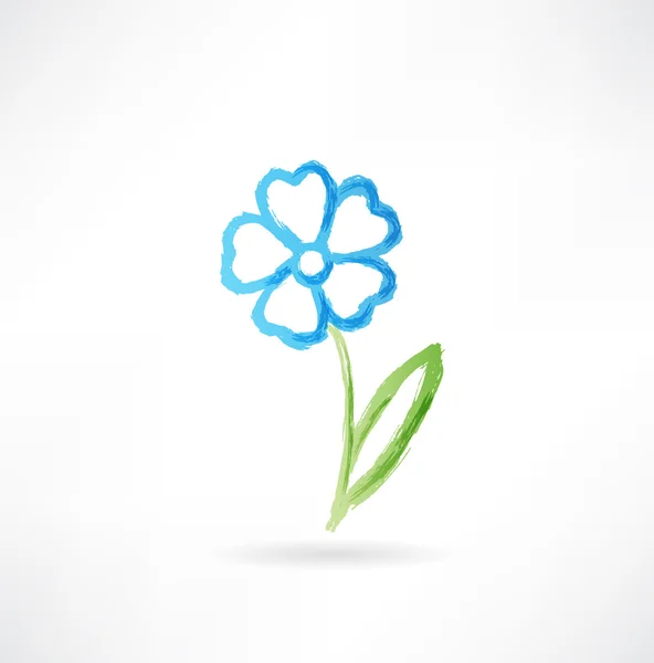 Icono de flor — Vector de stock