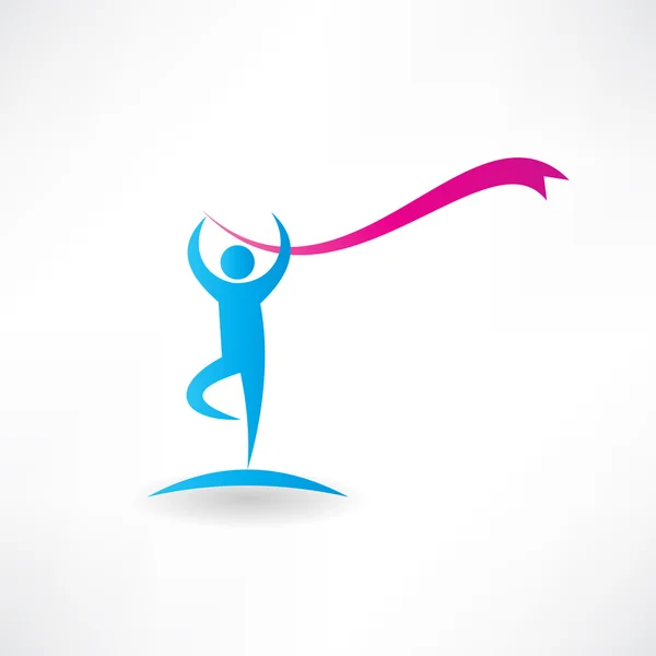 Gratis gymnastiekruimtes pictogram — Stockvector