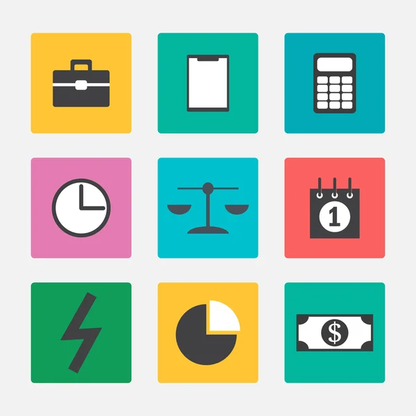 Office icons — Stock Vector