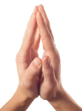 iki yalvaran insan eli