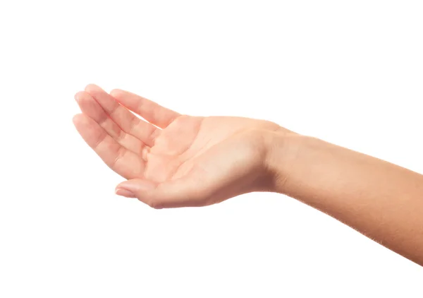 Bedelen menselijke hand — Stockfoto