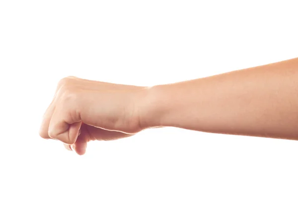 Lidská ruka drží něco — Stock fotografie