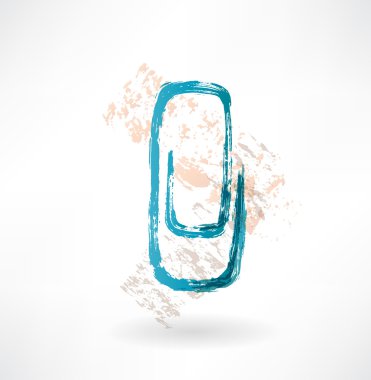 klip grunge simgesi.