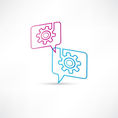 konuşma balonları dişli