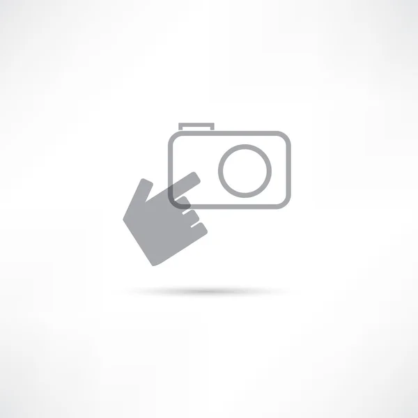 Making photo icon — Stock Vector